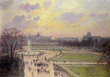  tag - das bassin des Tuileries Nachmittag 1900 Camille Pissarro